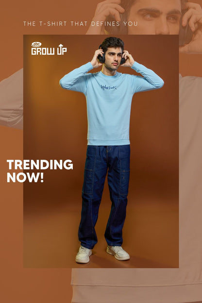 R 1179 Growup Cotton Looper Mens Tshirts Wholesaler Gujarat