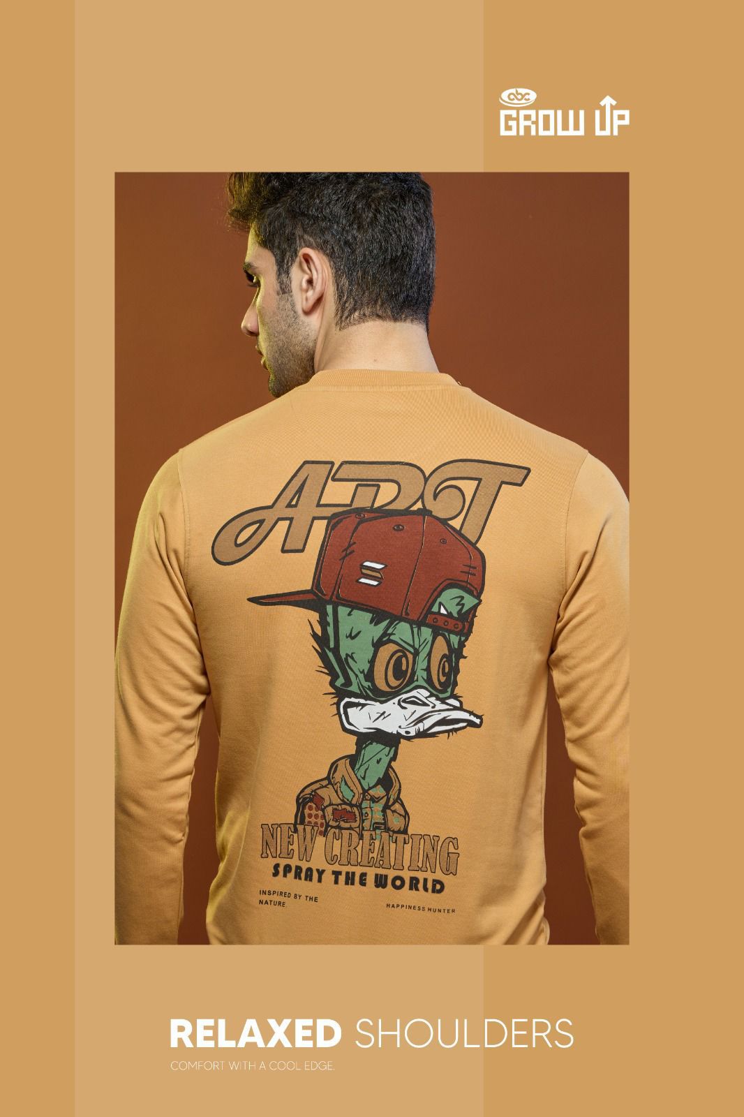 R 1179 Growup Cotton Looper Mens Tshirts Wholesaler Gujarat