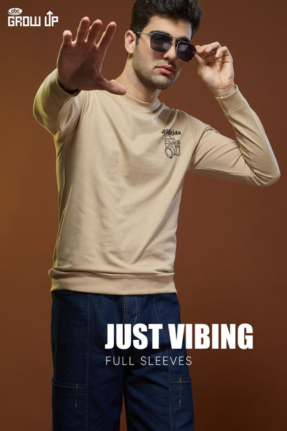 R 1179 Growup Cotton Looper Mens Tshirts Wholesaler Gujarat