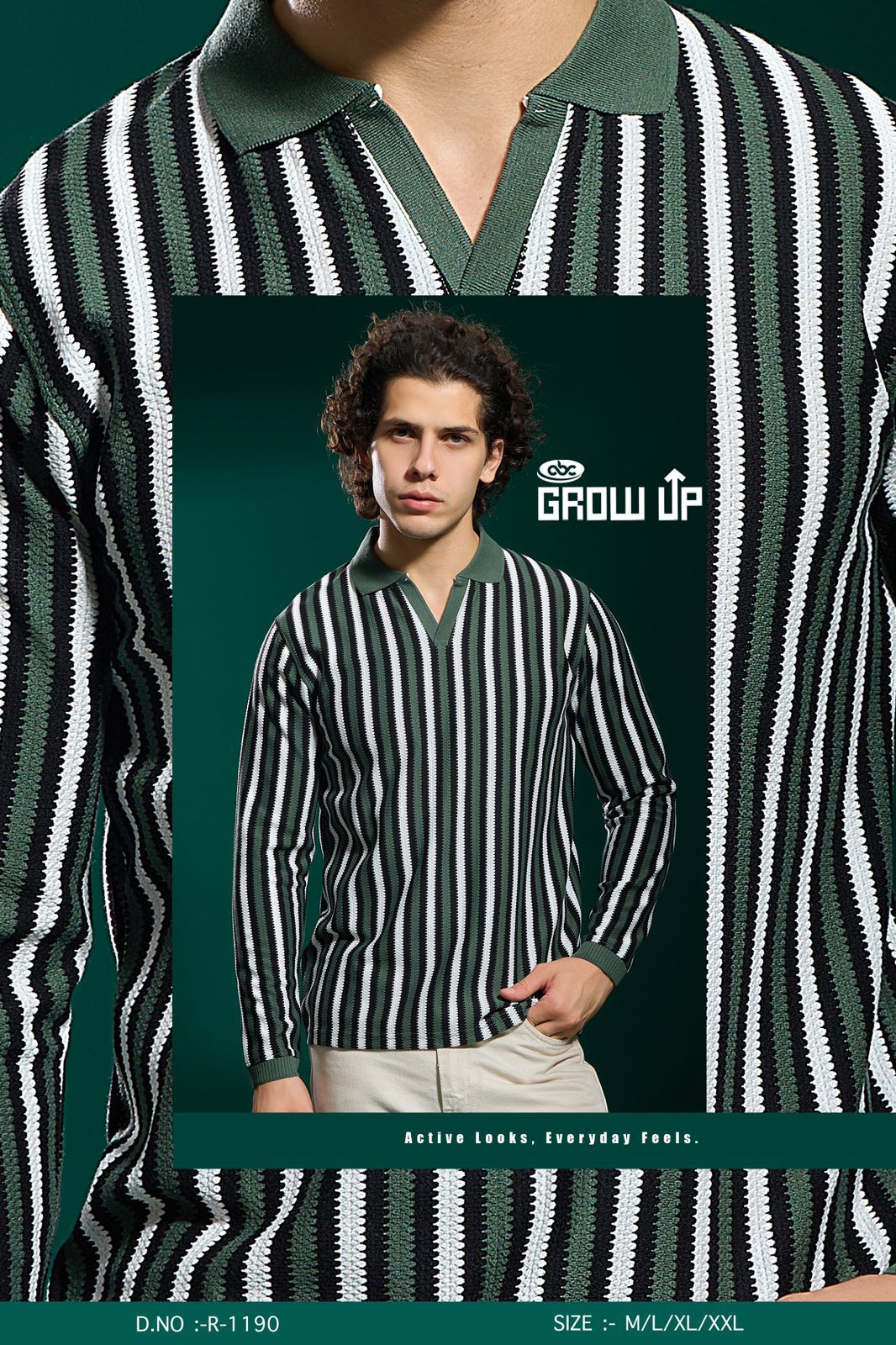 R 1190 Growup Knit Mens Tshirts Wholesaler