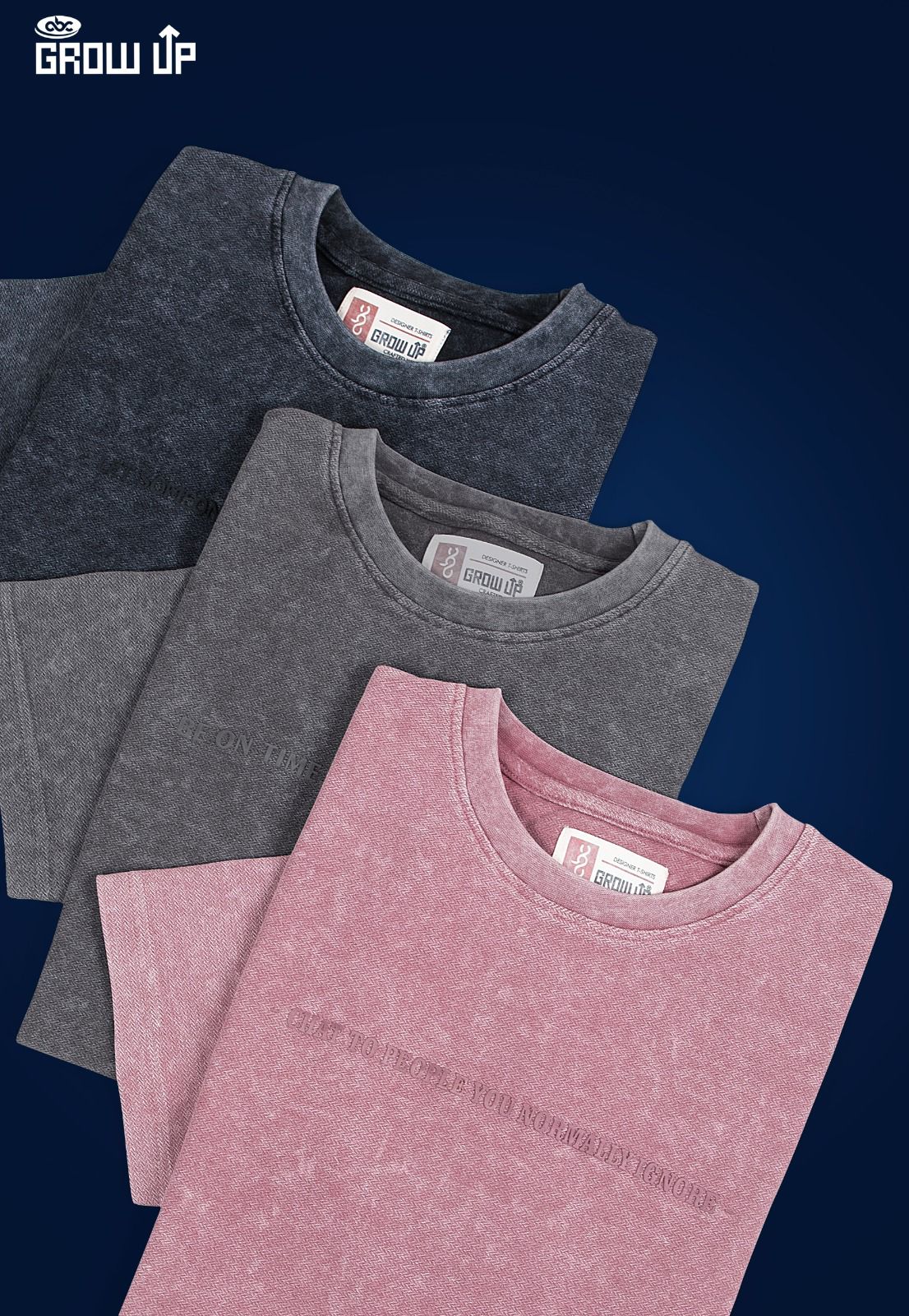 R 1196 Growup Cotton Mens Tshirts Exporter