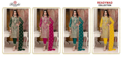 R 1197 Ramsha Georgette Pakistani Readymade Suits Exporter India