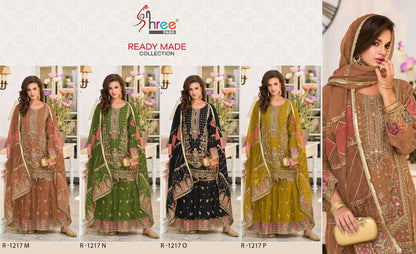 R 1217 Mnop Shree Fabs Organza Pakistani Readymade Suits Manufacturer Gujarat