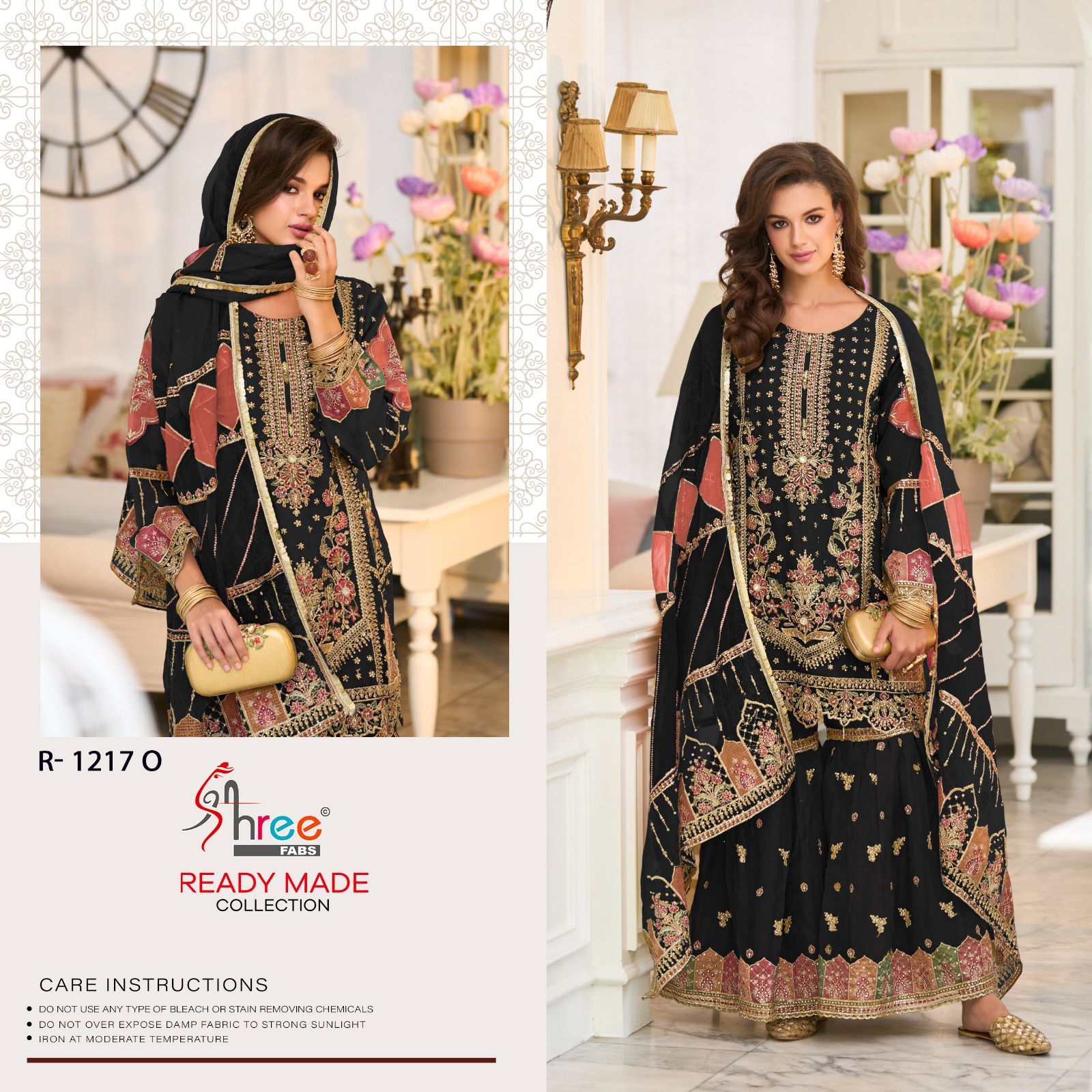 R 1217 Mnop Shree Fabs Organza Pakistani Readymade Suits Manufacturer Gujarat