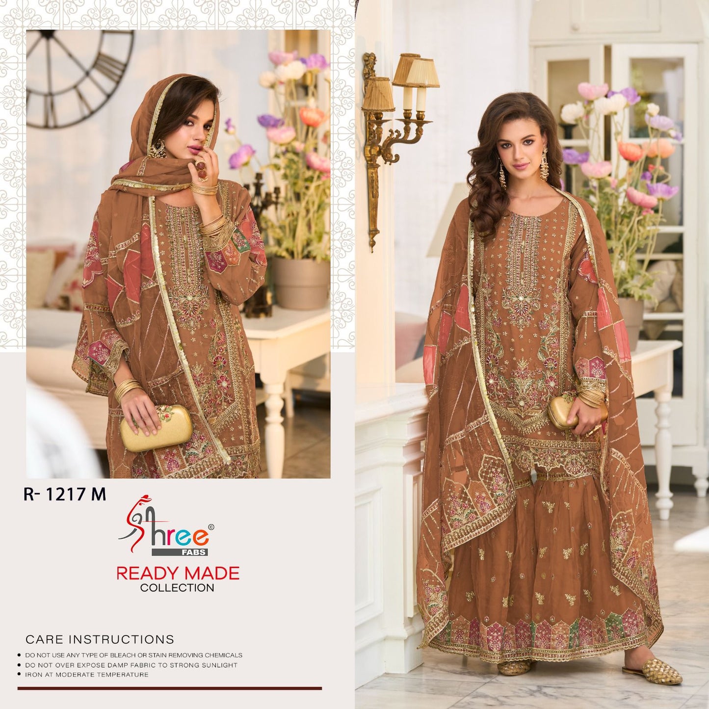 R 1217 Mnop Shree Fabs Organza Pakistani Readymade Suits Manufacturer Gujarat