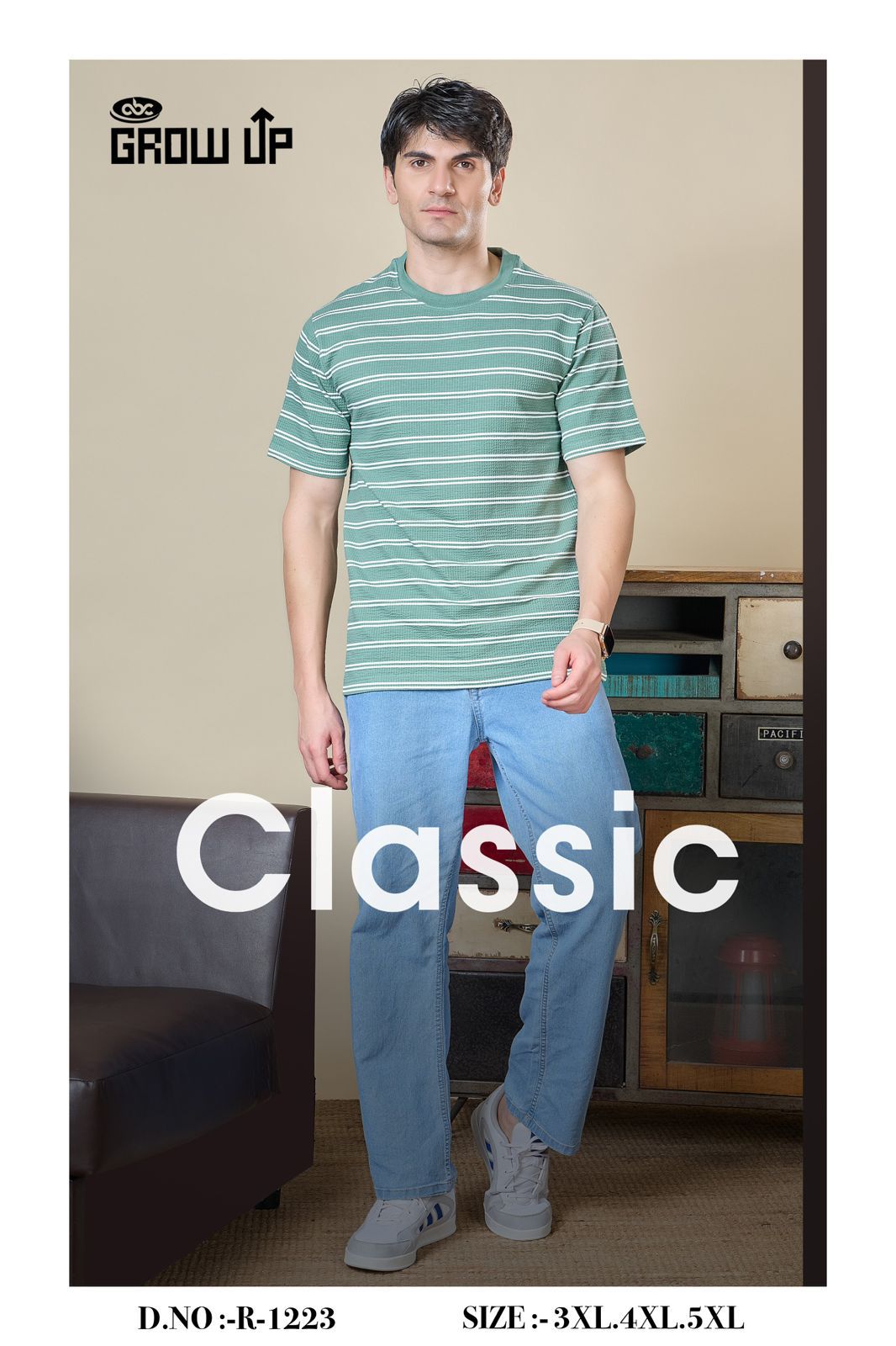 R 1223 Growup Lycra Mens Tshirts Manufacturer Gujarat