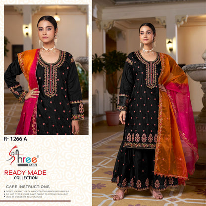 R 1266 Abcd Shree Fabs Organza Pakistani Readymade Suits Wholesaler