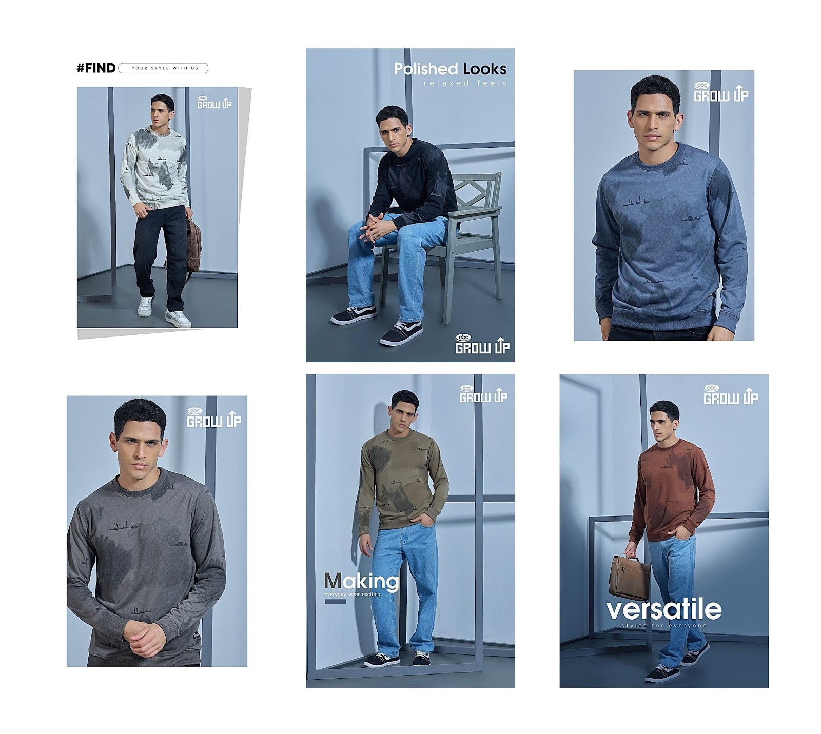 R 1271 Growup Looper Mens Tshirts Manufacturer India