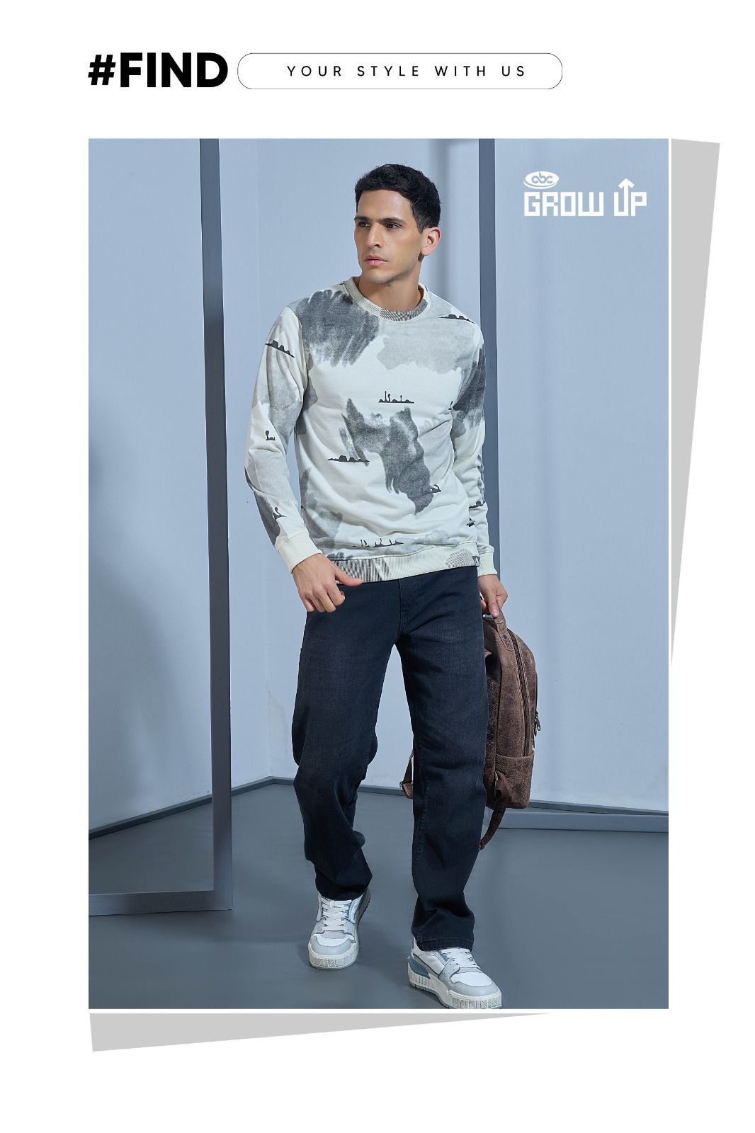 R 1271 Growup Looper Mens Tshirts Manufacturer India