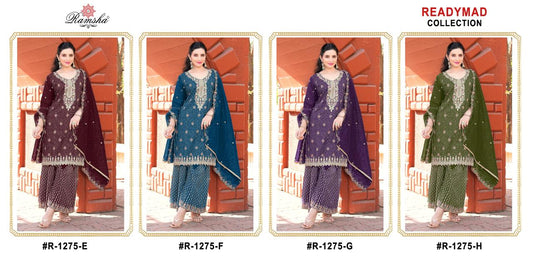 R 1275 Ramsha Crunchy Pakistani Readymade Suits Supplier