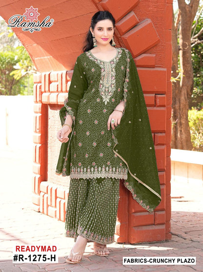 R 1275 Ramsha Crunchy Pakistani Readymade Suits Supplier