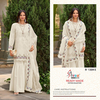 R 1304 Efgh Shree Fabs Cotton Lawn Pakistani Readymade Suits Wholesaler Ahmedabad