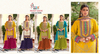 R 1340 Klmn Shree Fabs Chinon Pakistani Readymade Suits Supplier Ahmedabad