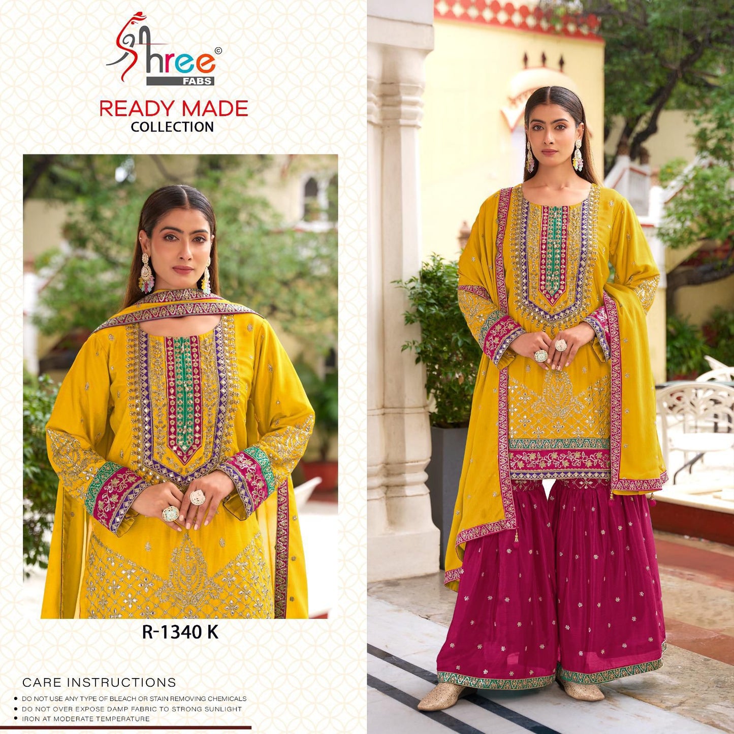 R 1340 Klmn Shree Fabs Chinon Pakistani Readymade Suits Supplier Ahmedabad