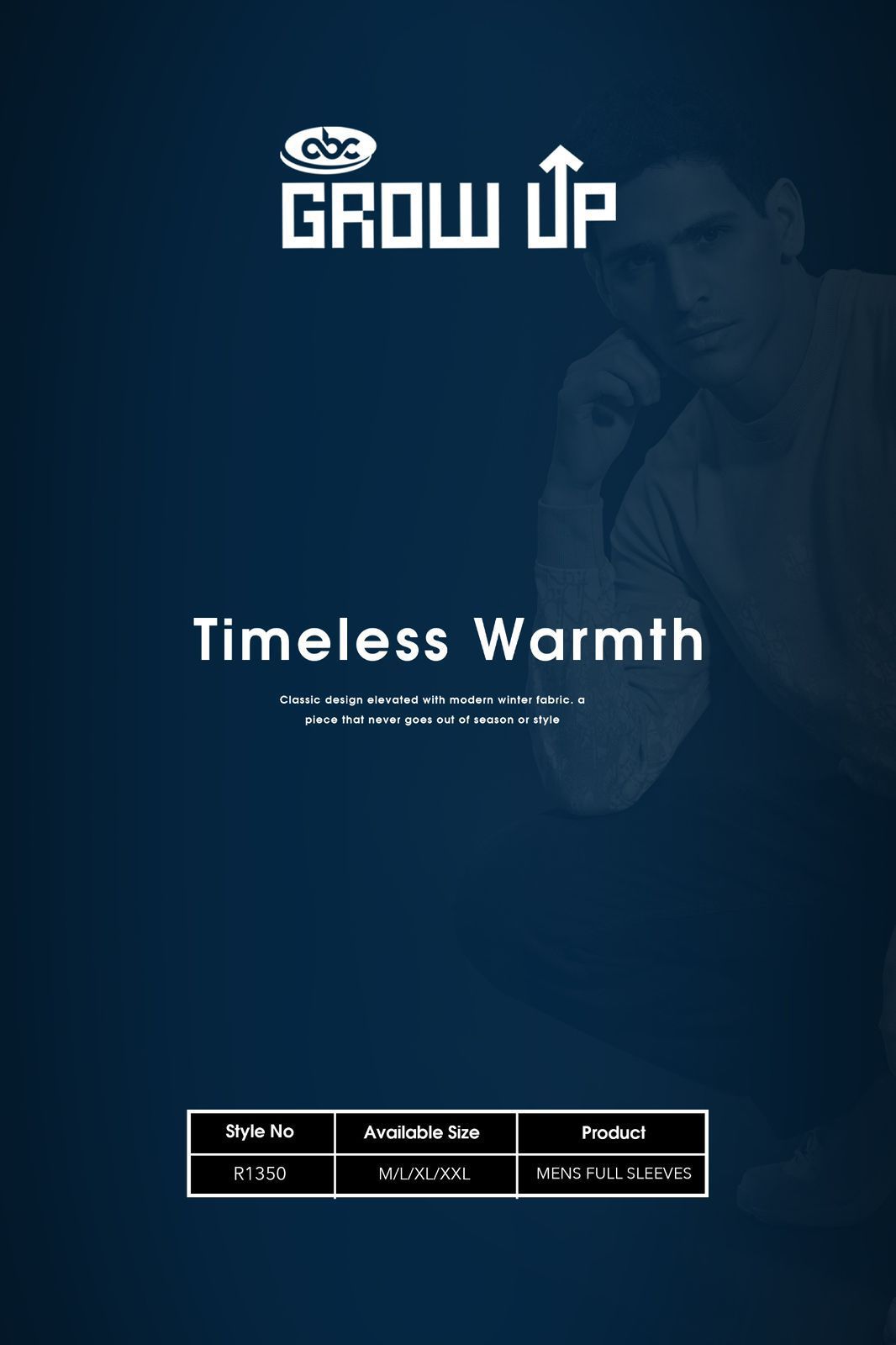 R 1350 Growup Jacquard Mens Tshirts Wholesale Price