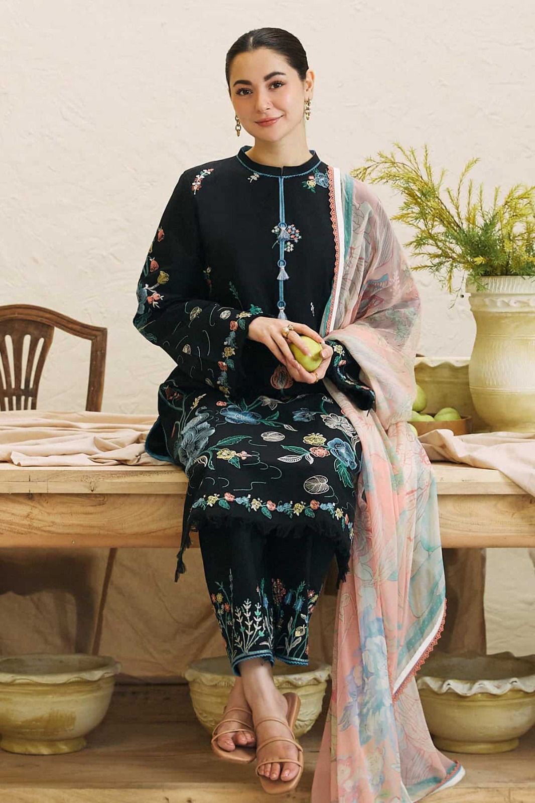 R 1353 Efgh Shree Fabs Cambric Cotton Pakistani Readymade Suits Supplier Gujarat