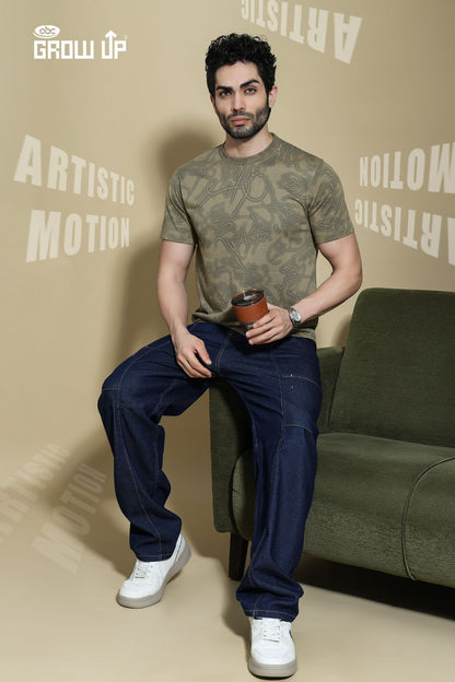 R 1353 Growup Looper Mens Tshirts Wholesale