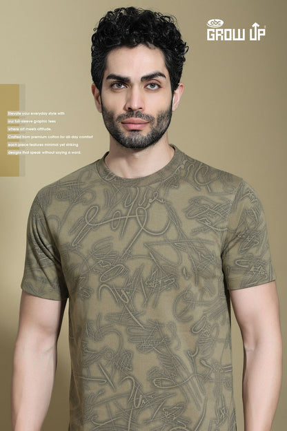 R 1353 Growup Looper Mens Tshirts Wholesale