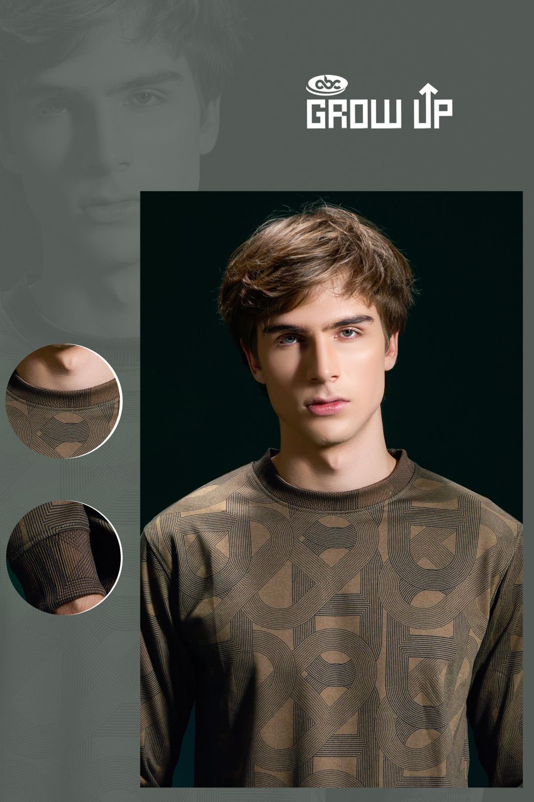 R 1383 Growup Aop Looper Mens Tshirts Supplier Ahmedabad