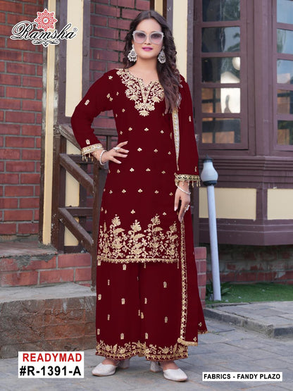 R 1391 Nx Ramsha Pakistani Readymade Suits Wholesale Price