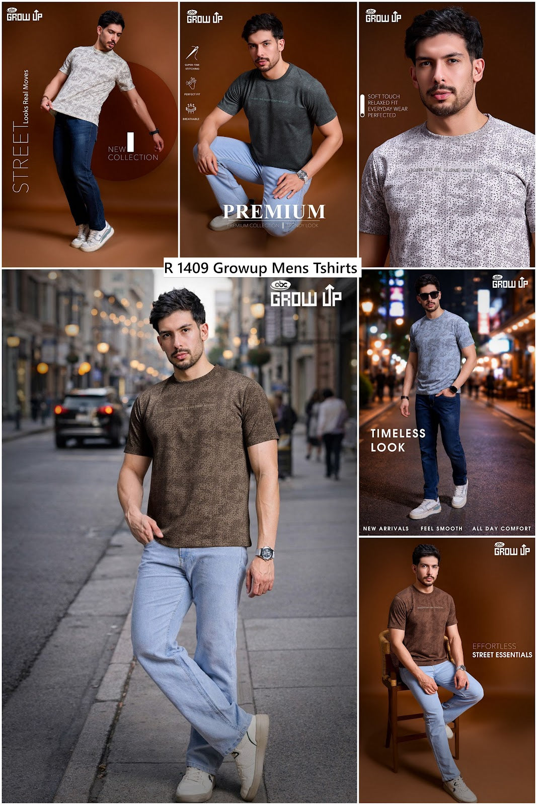 R 1409 Growup Imported Mens Tshirts Exporter