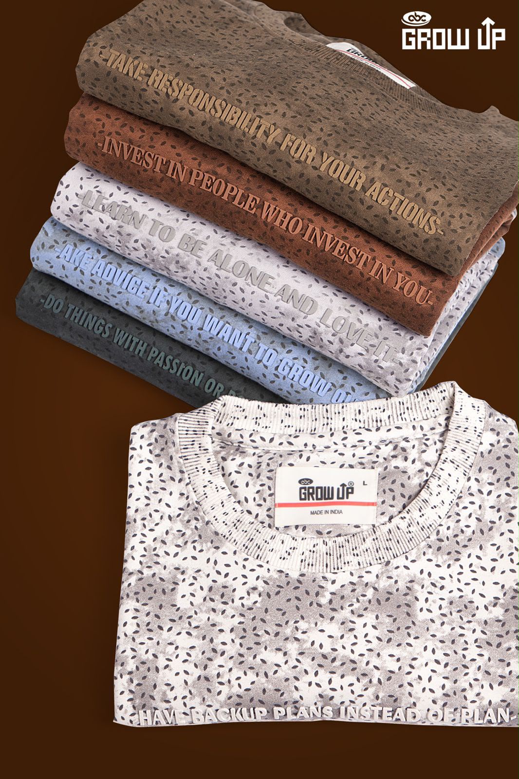 R 1409 Growup Imported Mens Tshirts Exporter