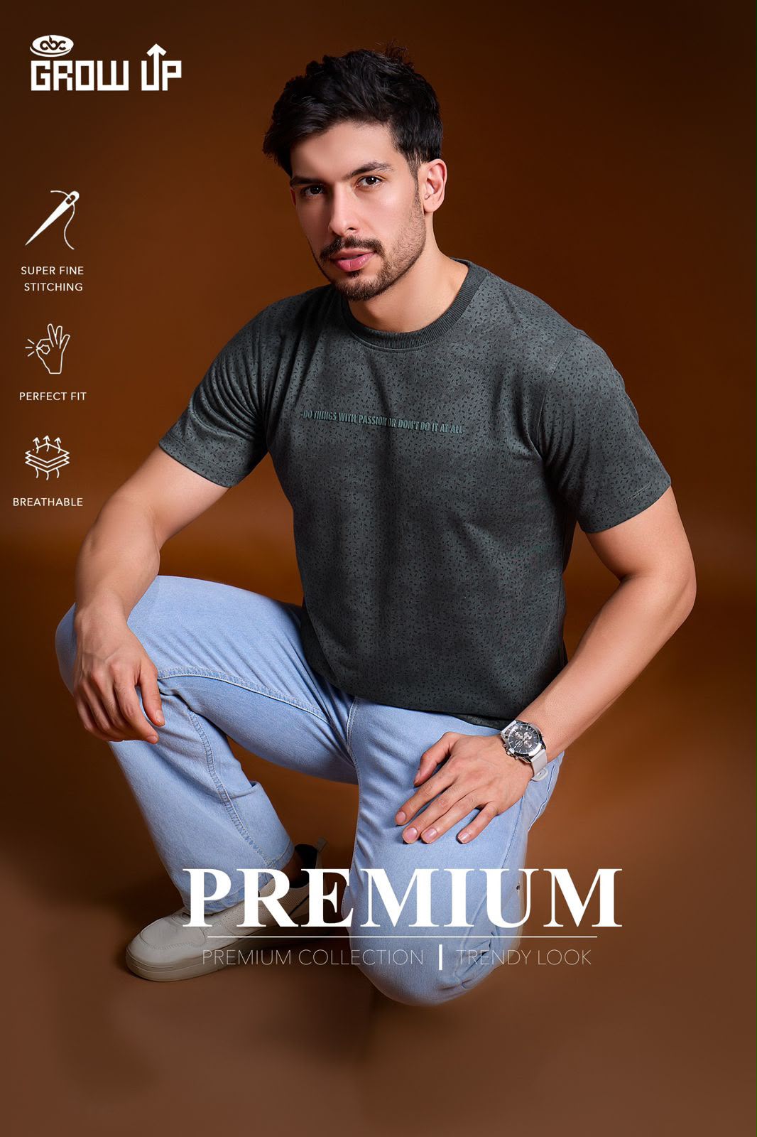 R 1409 Growup Imported Mens Tshirts Exporter