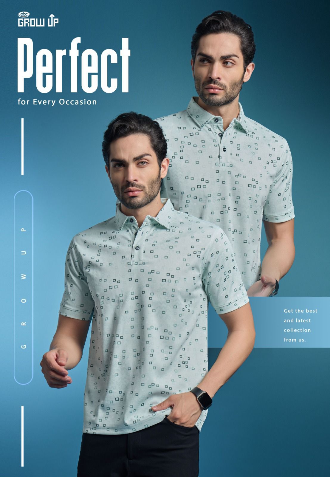 R 1438 Growup Aop Mens Tshirts Wholesaler Gujarat