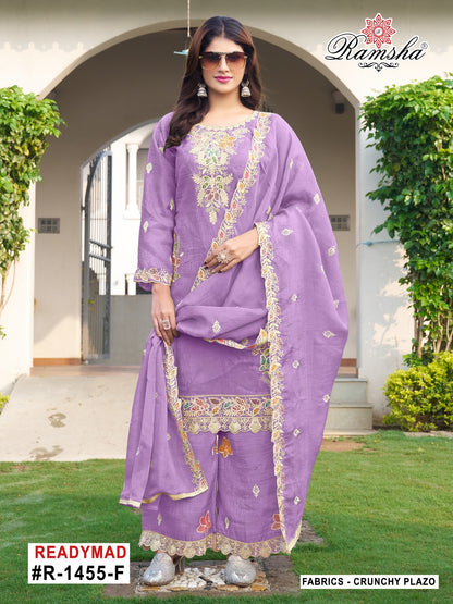 R 1455 Nx Ramsha Pakistani Readymade Suits Exporter