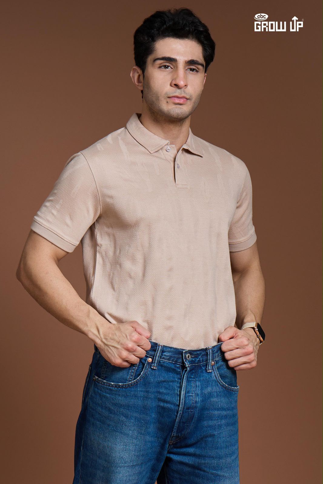R 1456 Growup Knit Mens Tshirts Wholesaler India