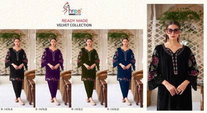 R 1476 Velvet Shree Fabs Co Ord Set Wholesale Price