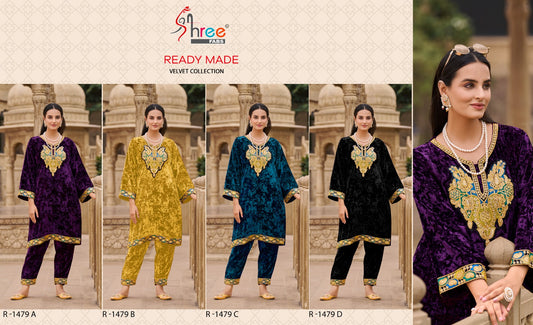 R 1479 Velvet Shree Fabs Co Ord Set Wholesaler India