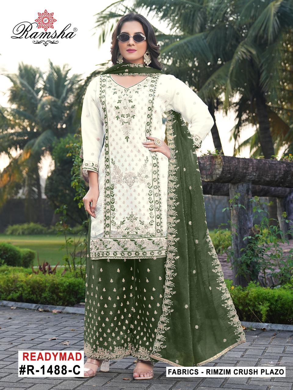R 1488 Ramsha Pakistani Readymade Suits Supplier