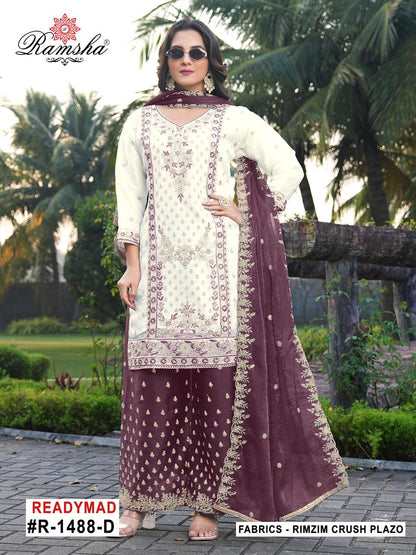R 1488 Ramsha Pakistani Readymade Suits Supplier