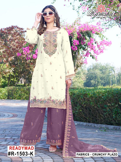 R 1503 Ramsha Pakistani Readymade Suits Supplier