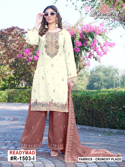 R 1503 Ramsha Pakistani Readymade Suits Supplier