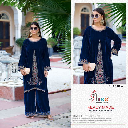 R 1510 Velvet Shree Fabs Co Ord Set Manufacturer Ahmedabad