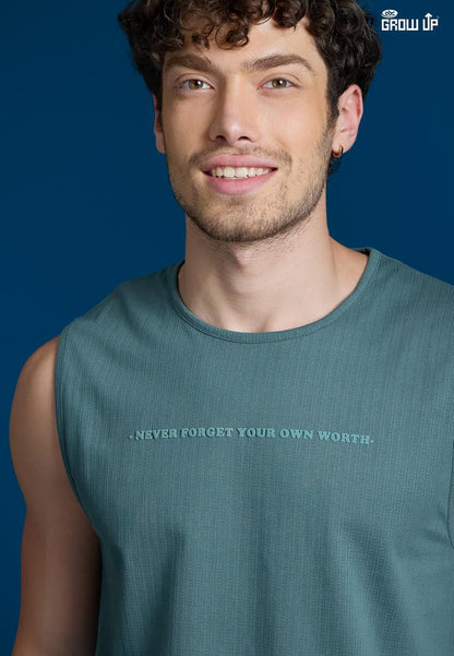 R 1513 Growup Knit Mens Tank Top Exporter India