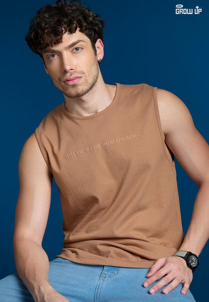 R 1513 Growup Knit Mens Tank Top Exporter India