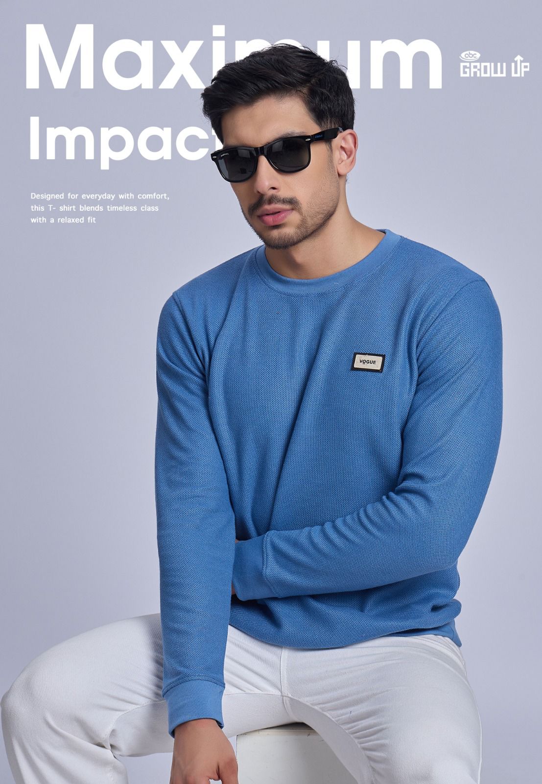 R 1518 Growup Interlock Mens Tshirts Manufacturer Ahmedabad