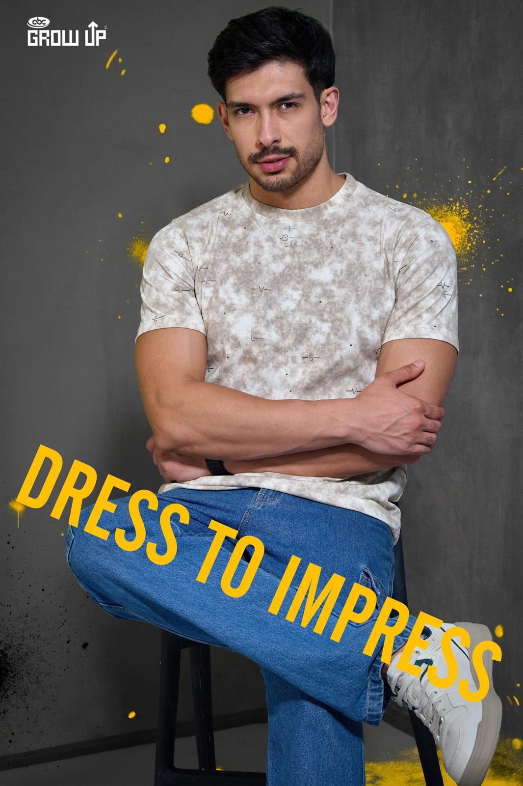 R 1519 Growup Lycra Mens Tshirts Manufacturer Ahmedabad