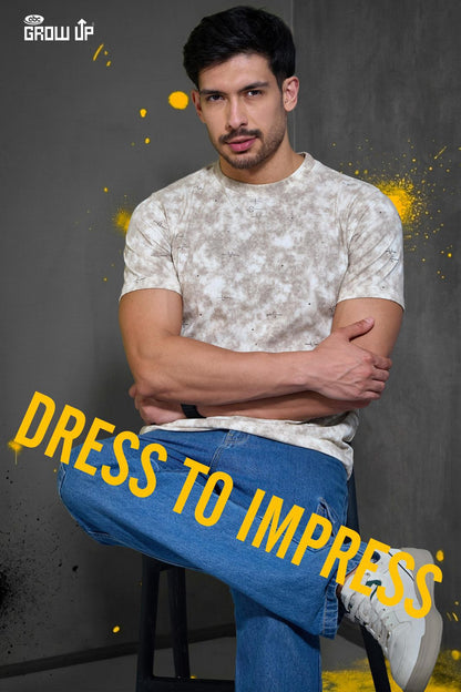 R 1519 Growup Lycra Mens Tshirts Manufacturer Ahmedabad