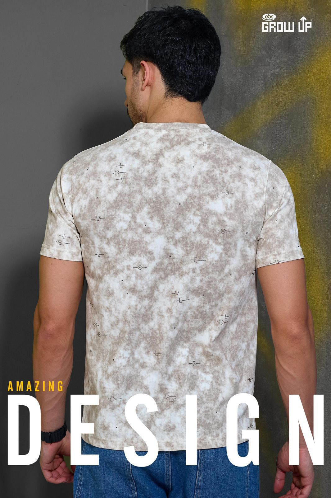 R 1519 Growup Lycra Mens Tshirts Manufacturer Ahmedabad