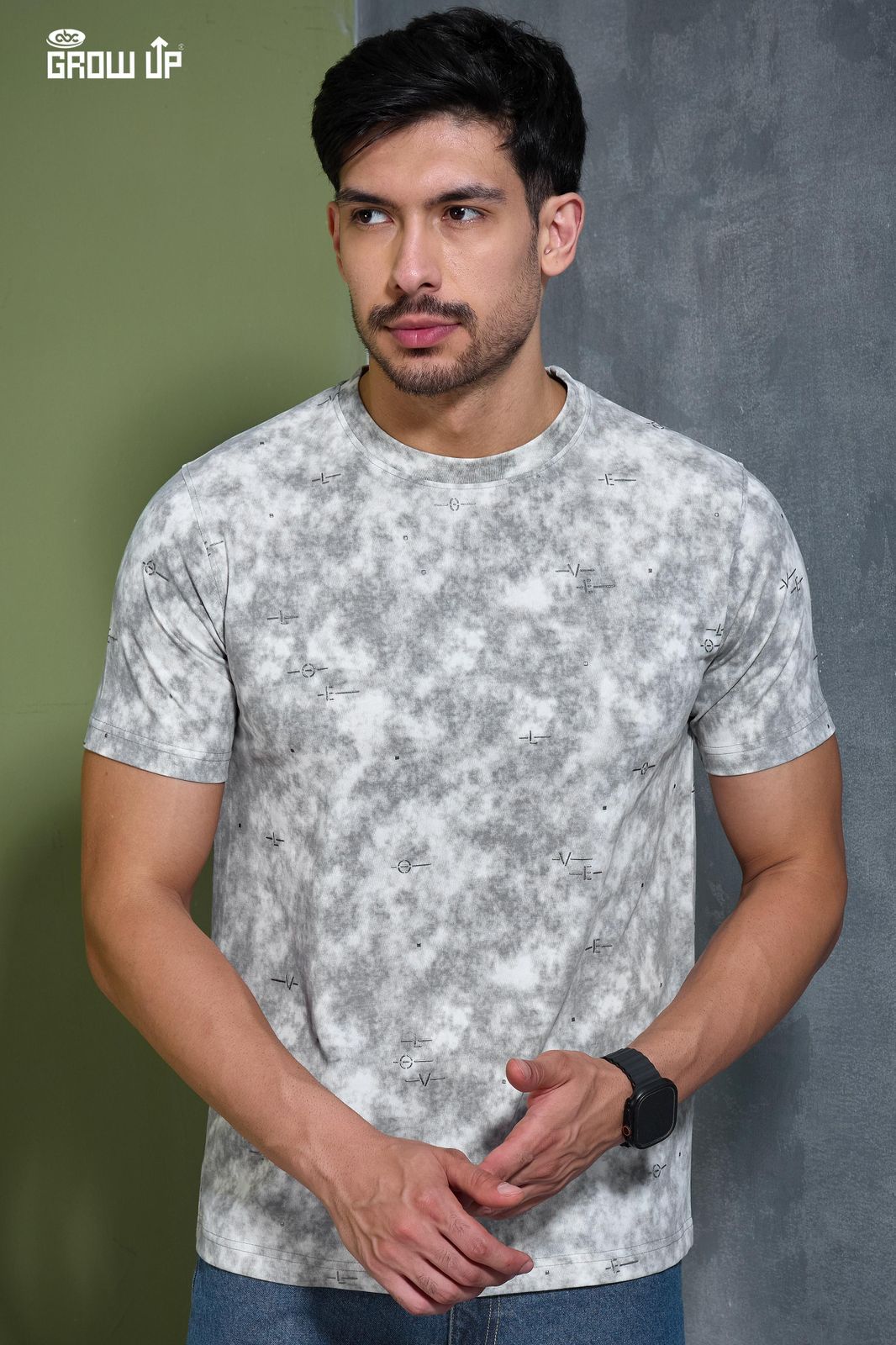 R 1519 Growup Lycra Mens Tshirts Manufacturer Ahmedabad