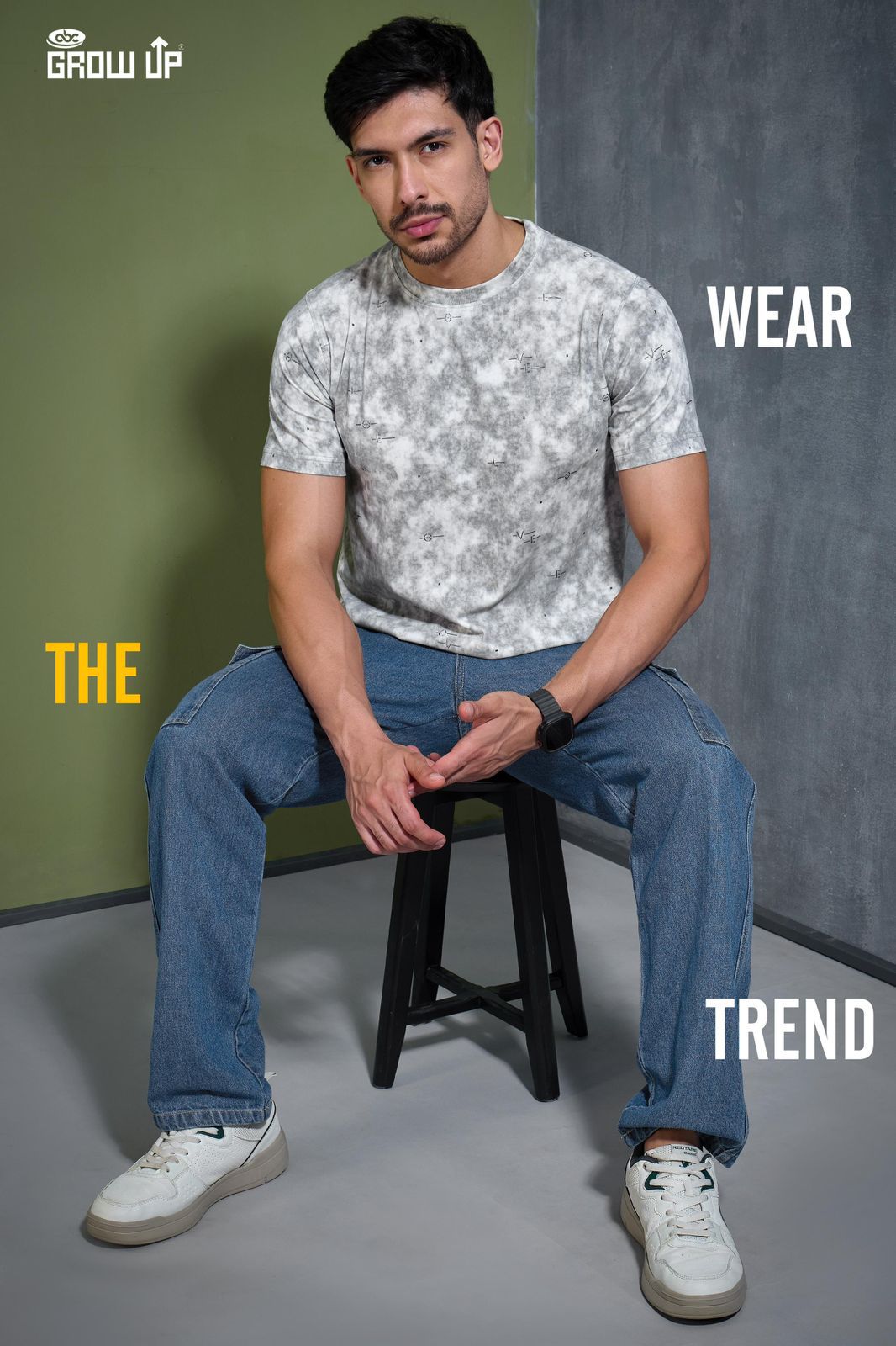 R 1519 Growup Lycra Mens Tshirts Manufacturer Ahmedabad