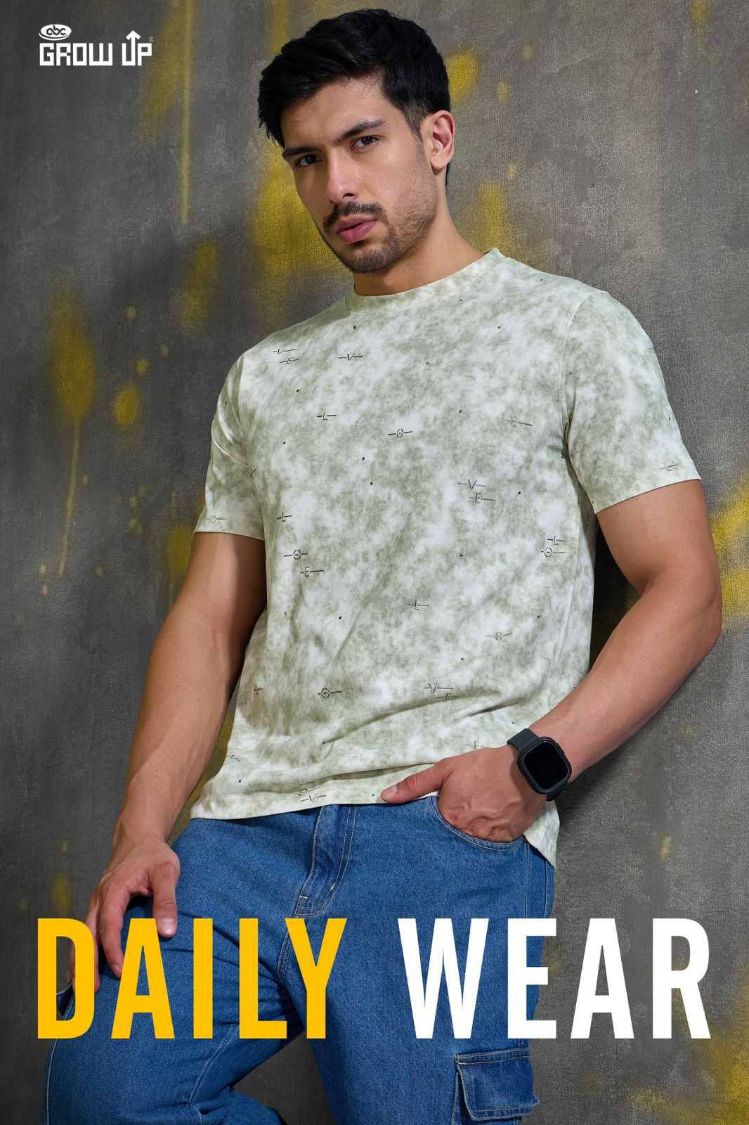 R 1519 Growup Lycra Mens Tshirts Manufacturer Ahmedabad