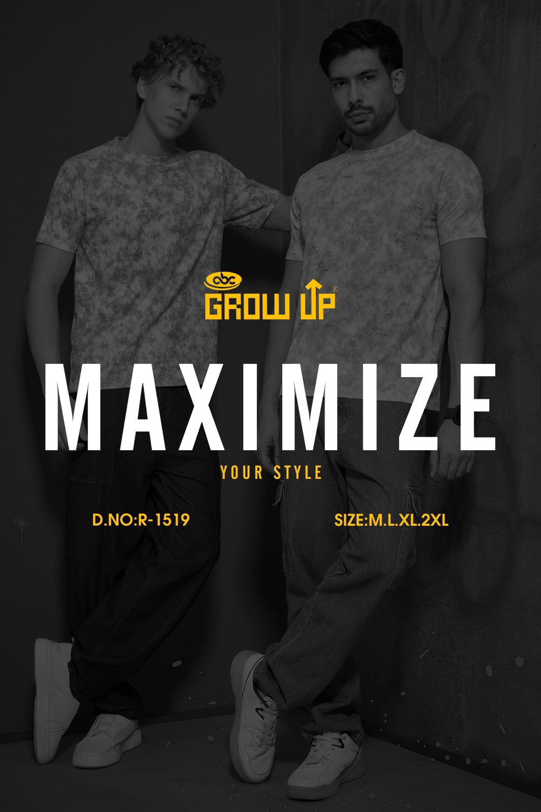 R 1519 Growup Lycra Mens Tshirts Manufacturer Ahmedabad