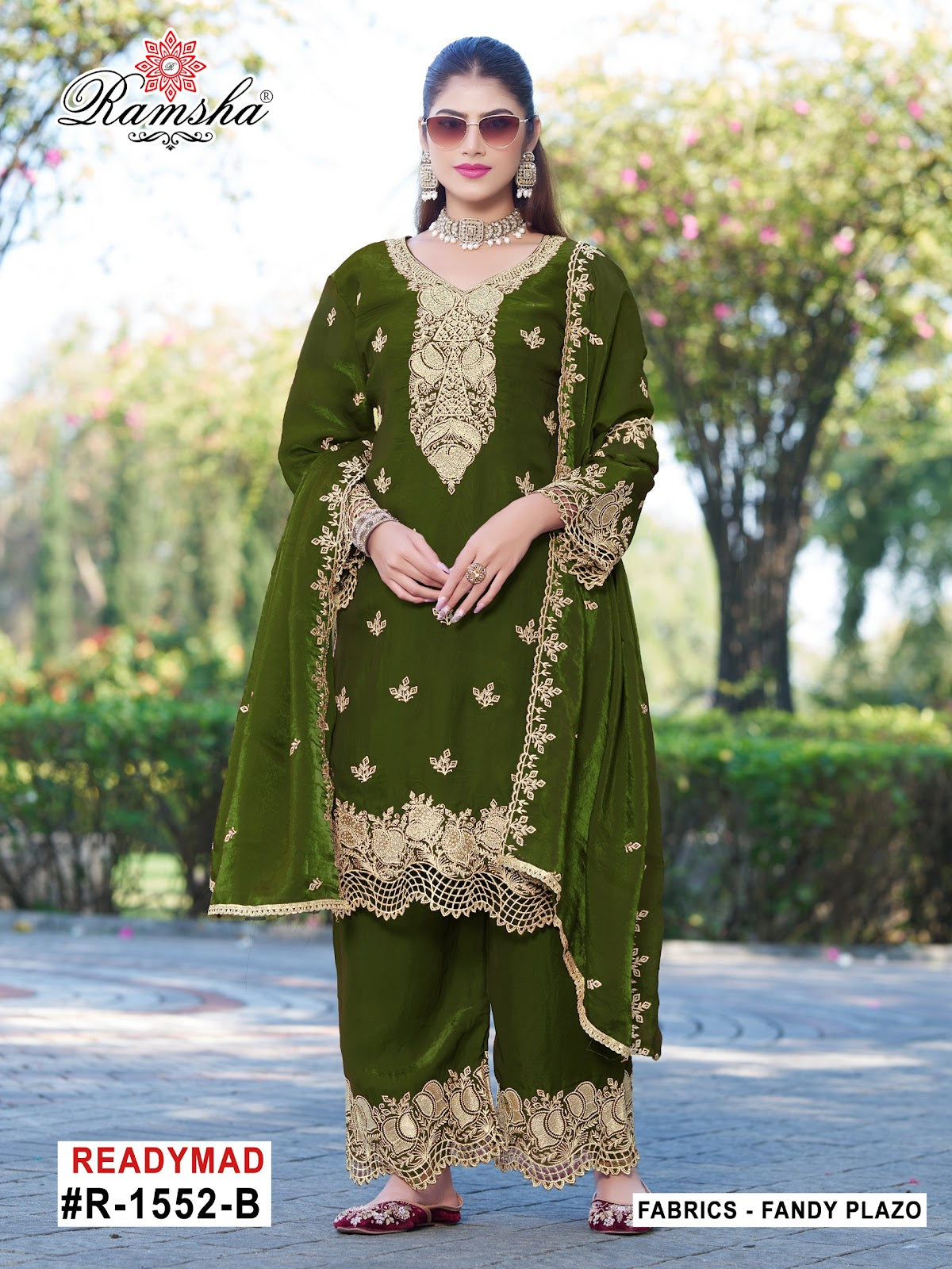 R 1522 Ramsha Pakistani Readymade Suits Exporter Ahmedabad