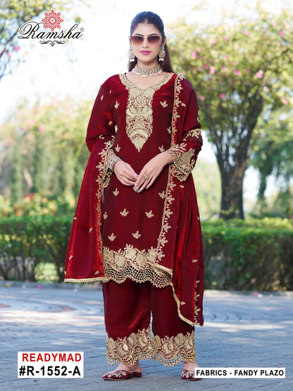 R 1522 Ramsha Pakistani Readymade Suits Exporter Ahmedabad