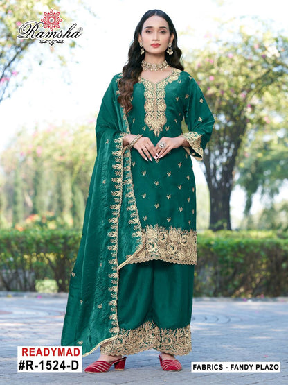 R 1524 Abcd Ramsha Fendy Pakistani Readymade Suits Wholesale Rate